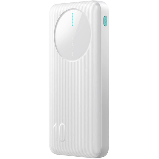 Ulkoinen akku Joyroom JR-PBF12, 10000mAh, 12W, 1 x USB-C - 2 x USB-A, Valkoinen