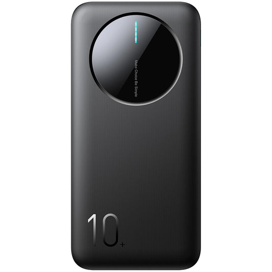 Joyroom ulkoinen akku JR-PBF12, 10000mAh, 12W, 1 x USB-C - 2 x USB-A, musta