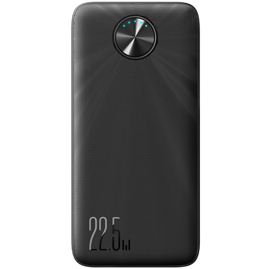 Ulkoinen akku Joyroom JR-PBF15, 10000mAh, 22.5W, QC + PD, 1 x USB-C - 2 x USB-A, musta