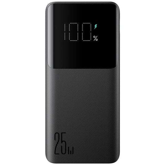 Ulkoinen akku Joyroom JR-PBF20, 10000mAh, 25W, QC + PD, 1 x USB-C - 2 x USB-A, Musta