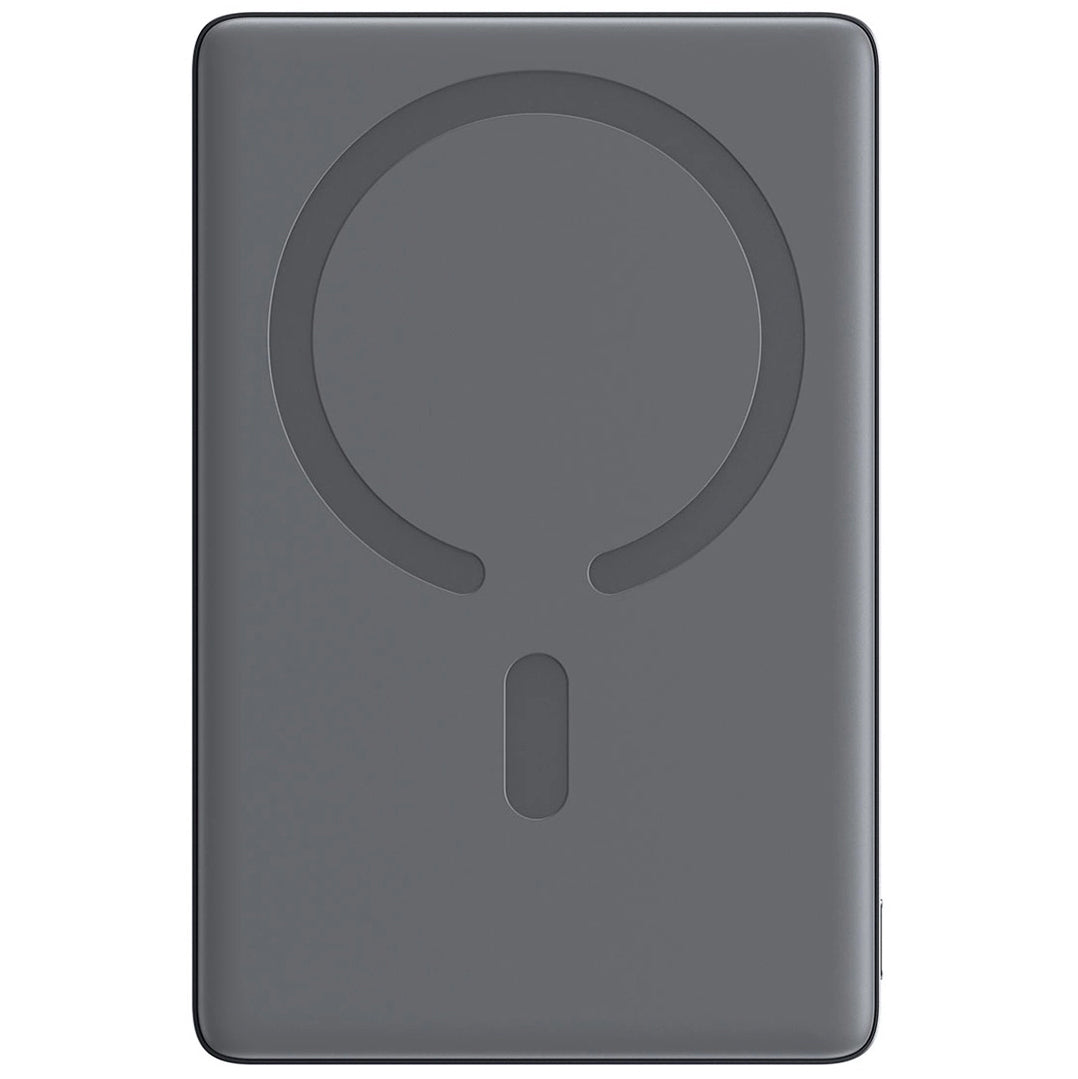 Langaton ulkoinen akku Joyroom JR-PBM08, 5000mAh, 20W, PD + FQI, 1 x QI - 1 x USB-C, Harmaa