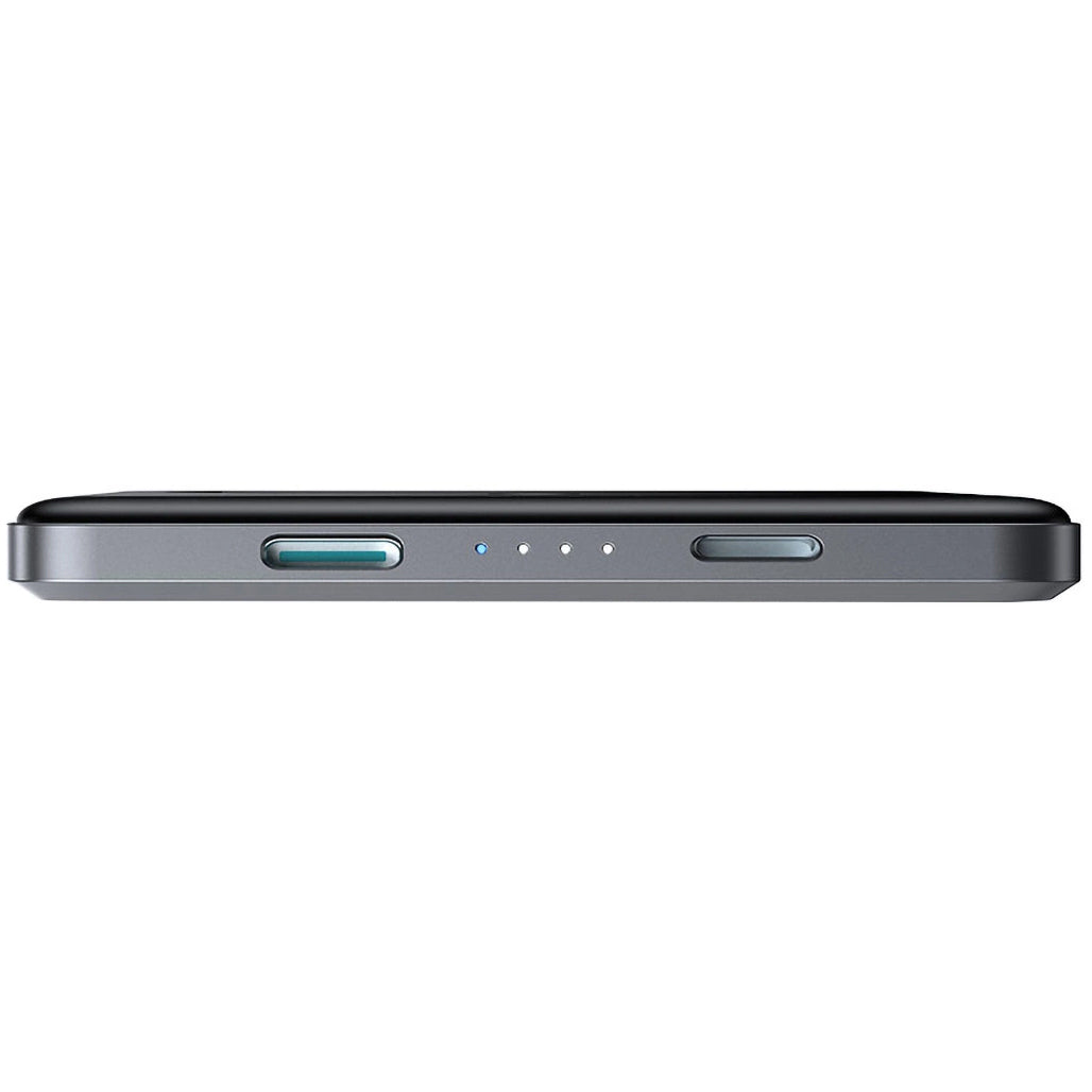 Langaton ulkoinen akku Joyroom JR-PBM08, 5000mAh, 20W, PD + FQI, 1 x QI - 1 x USB-C, Harmaa