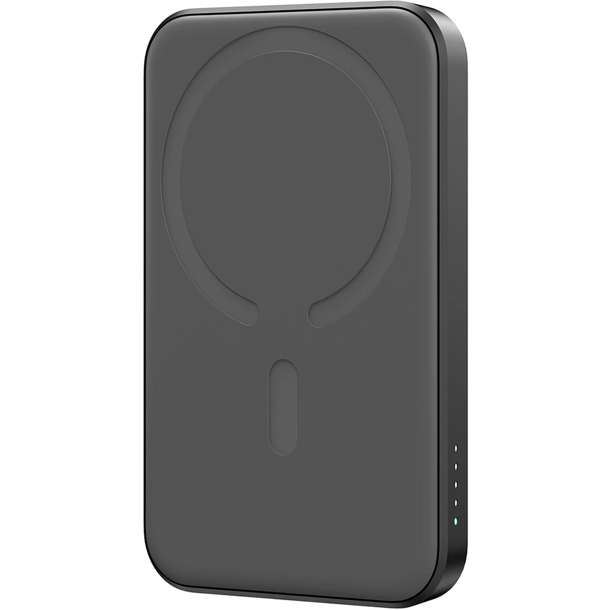 Langaton Joyroom JR-W020 Mini -ulkoinen akku, 5000mAh, 20W, QC + PD + FQI, 1 x QI - 1 x USB-A - 1 x USB-C, Musta