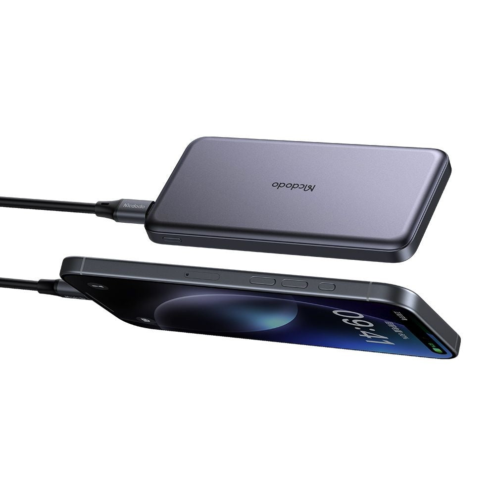 Ulkoinen akku McDodo MC-3781 Meta, 10000mAh, 20W, PD, 2 x USB-C, Musta