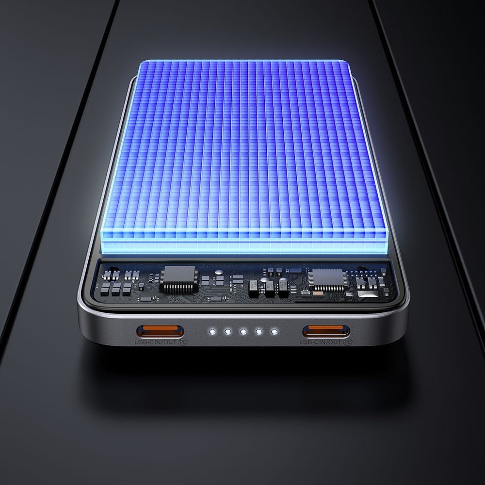 Ulkoinen akku McDodo MC-3781 Meta, 10000mAh, 20W, PD, 2 x USB-C, Musta
