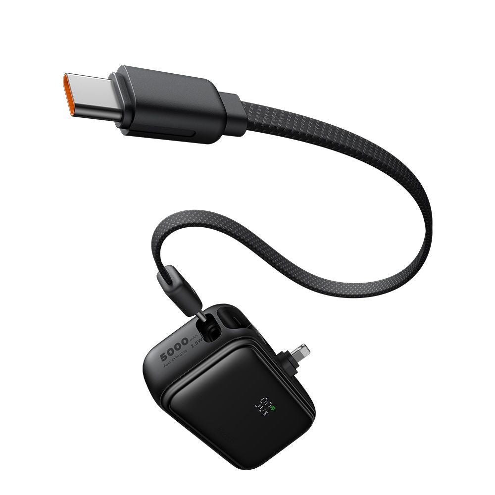 Ulkoinen akku McDodo MC-7800 Freekit, 5000mAh, 22.5W, PD, 1 x Lightning - 2 x USB-C, Musta