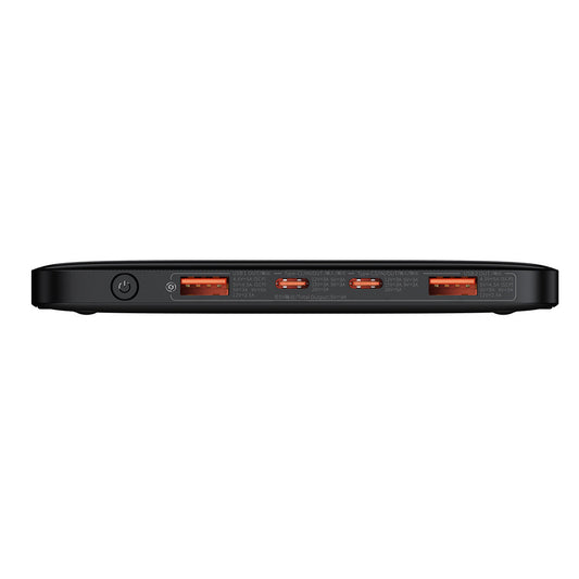 Baseus Blade Ultrathin ulkoinen akku, 20000mAh, 100W, QC + PD, 2 x USB-A - 2 x USB-C, musta PPBL000201 PPBL000201 PPBL000201