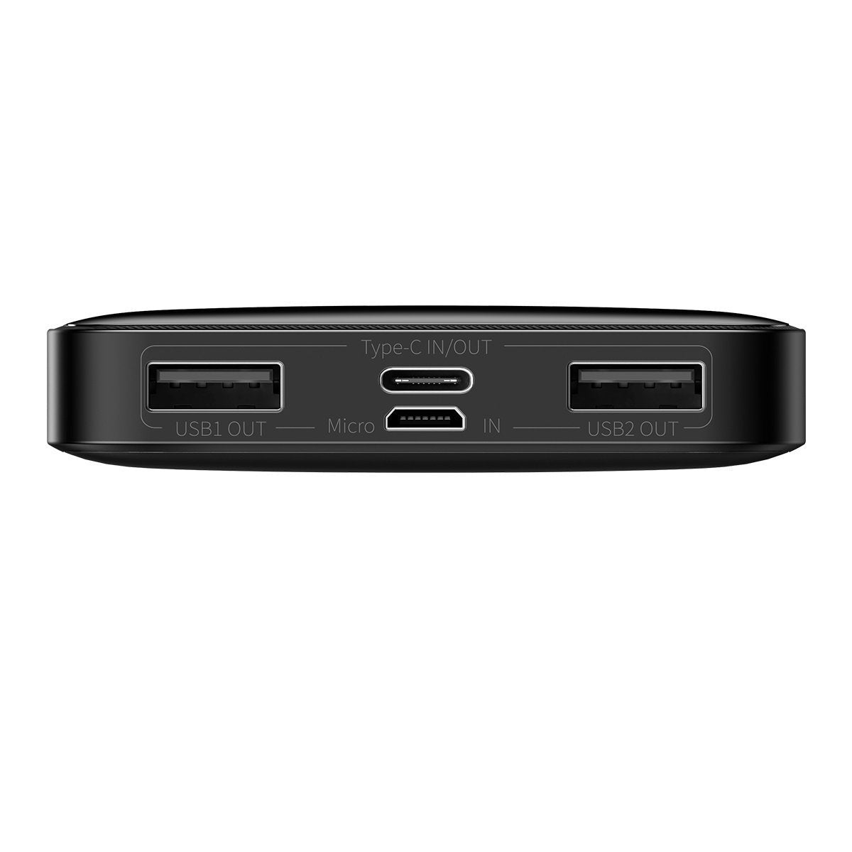 Baseus Bipow ulkoinen akku, 10000mAh, 15W, 1 x USB-C - 2 x USB-A, musta PPBD050001