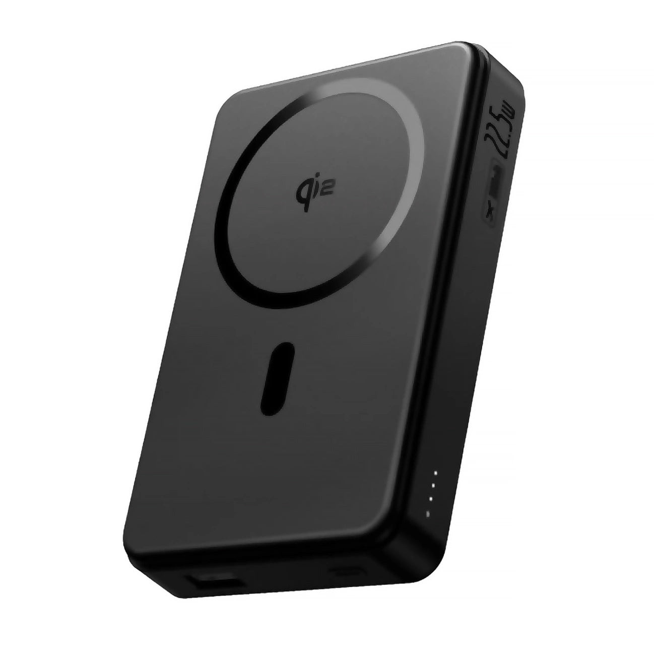 Baseus Airpow2 Qi2 langaton ulkoinen akku, 10000mAh, 22.5W, QC + PD + FQI, 1 x QI - 1 x USB-A - 1 x USB-C, Musta P10080000123-00