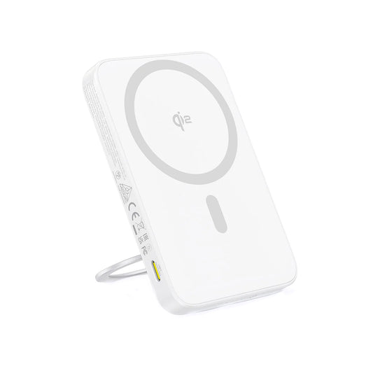 Baseus PicoGo langaton ulkoinen akku, 5000mAh, 20W, PD + FQI, 1 x QI - 1 x USB-C, Valkoinen P10076800213-01