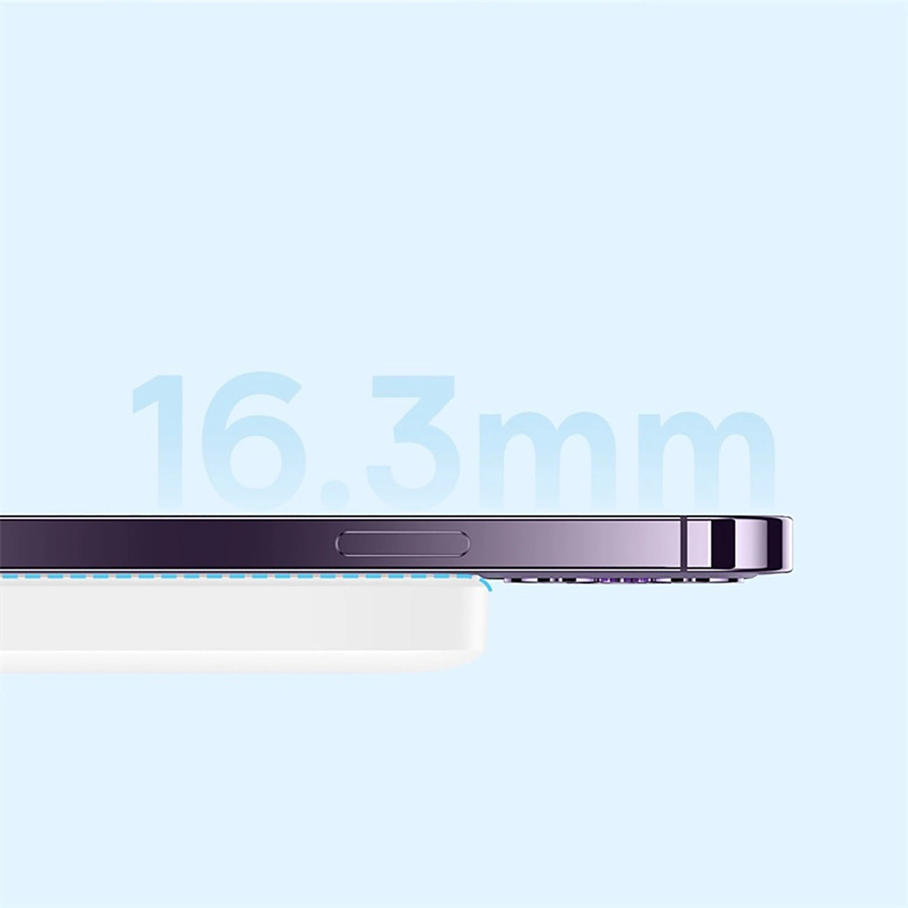 Baseus Magnetic Mini langaton ulkoinen akku, 6000mAh, 20W, PD + FQI, 1 x QI - 1 x USB-C, Valkoinen P10059002223-00