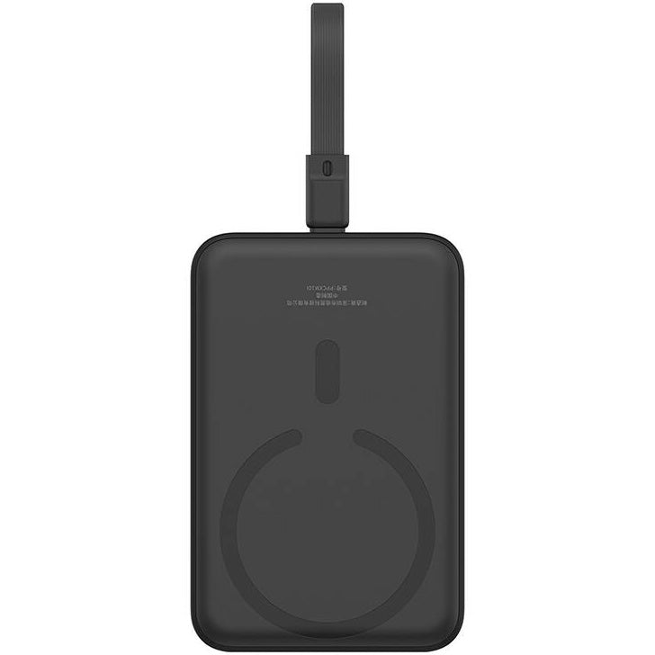 Baseus Magnetic Mini langaton ulkoinen akku, 10000mAh, 20W, PD + FQI, 1 x Lightning - 1 x QI - 1 x USB-C, Musta P10022109113-00