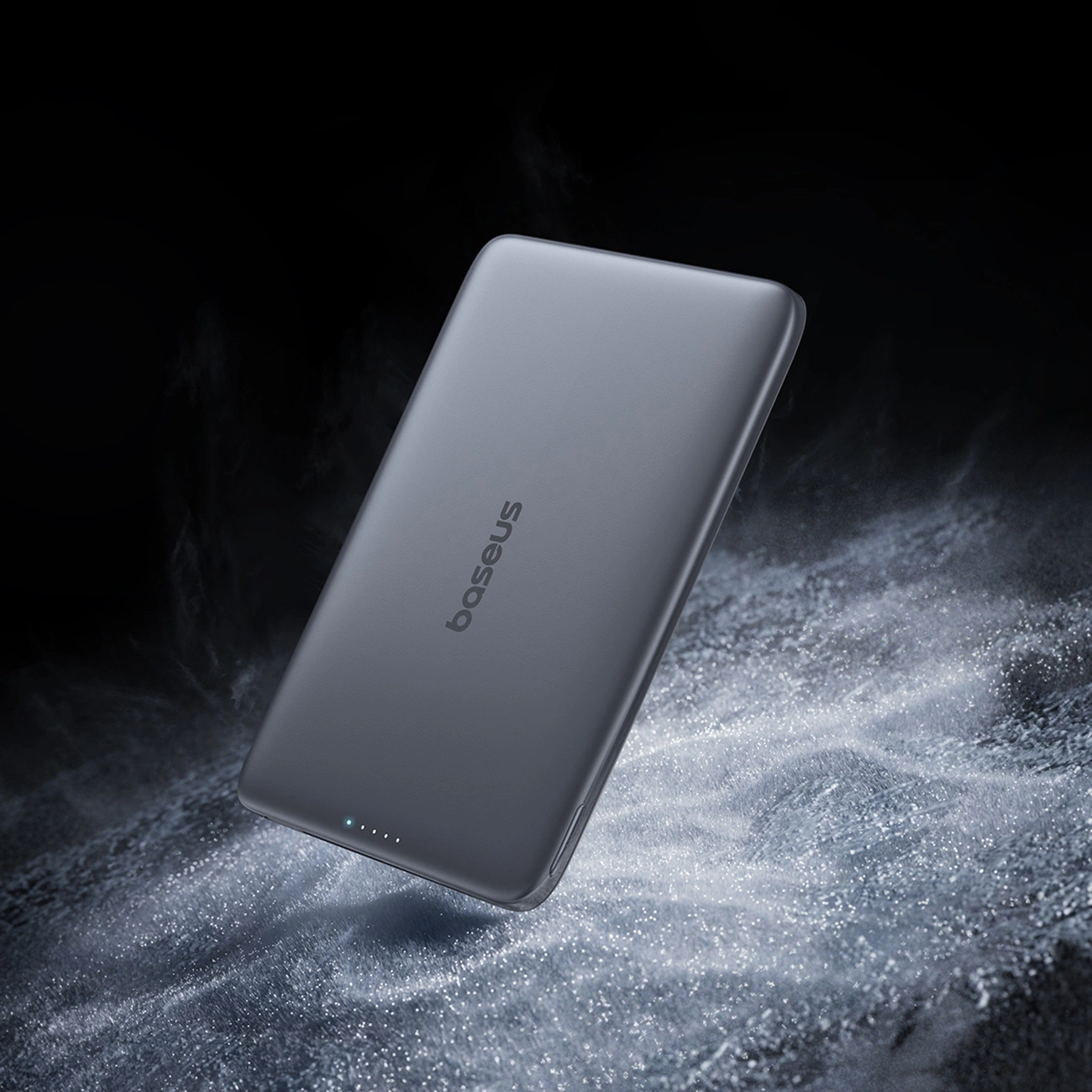 Baseus PicoGo AM41 langaton ulkoinen akku, 5000mAh, 20W, PD + FQI, 1 x QI - 1 x USB-C, Musta
