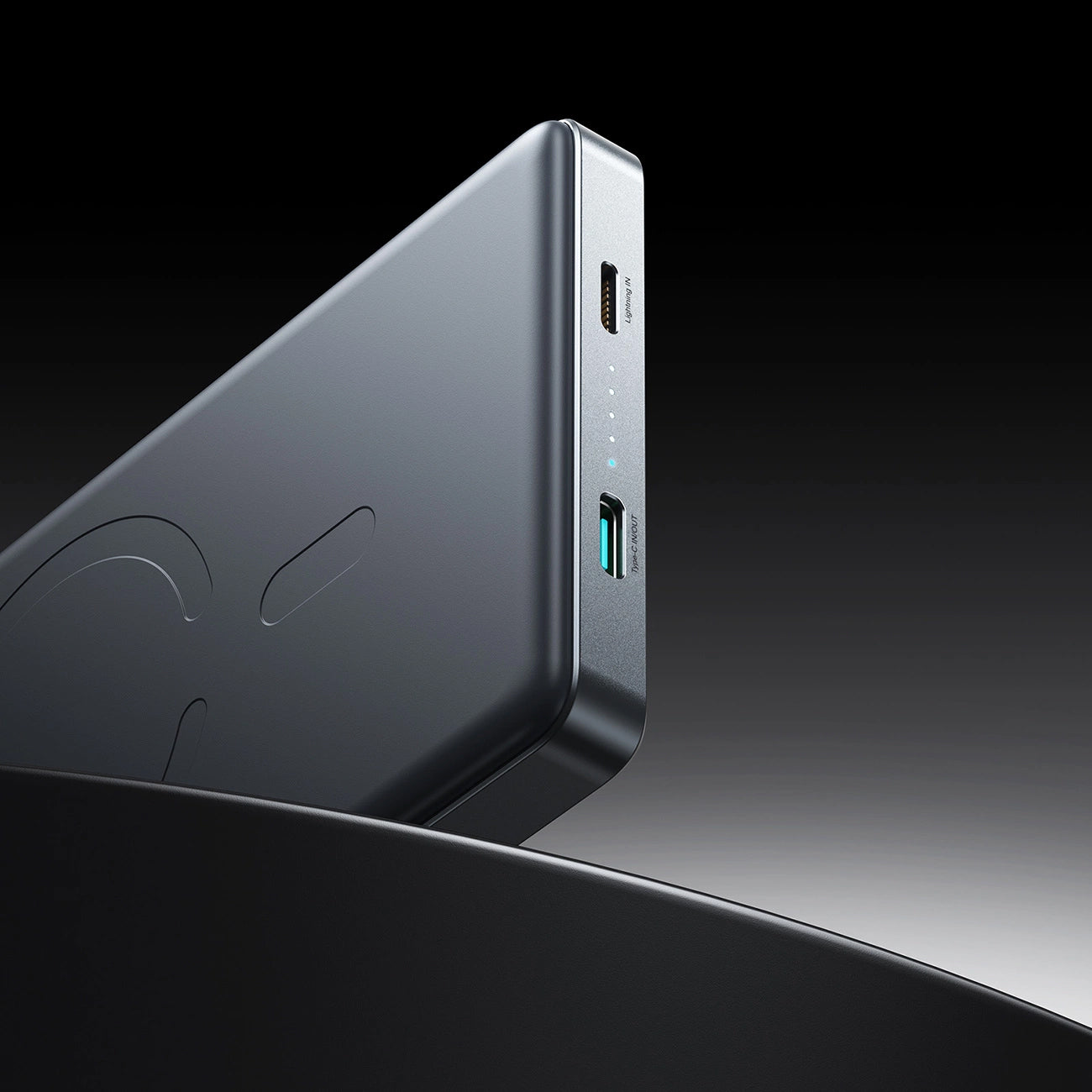 Langaton ulkoinen akku Joyroom JR-PBM08 Pro, 10000mAh, 20W, PD + FQI, 1 x QI - 1 x USB-C, Harmaa