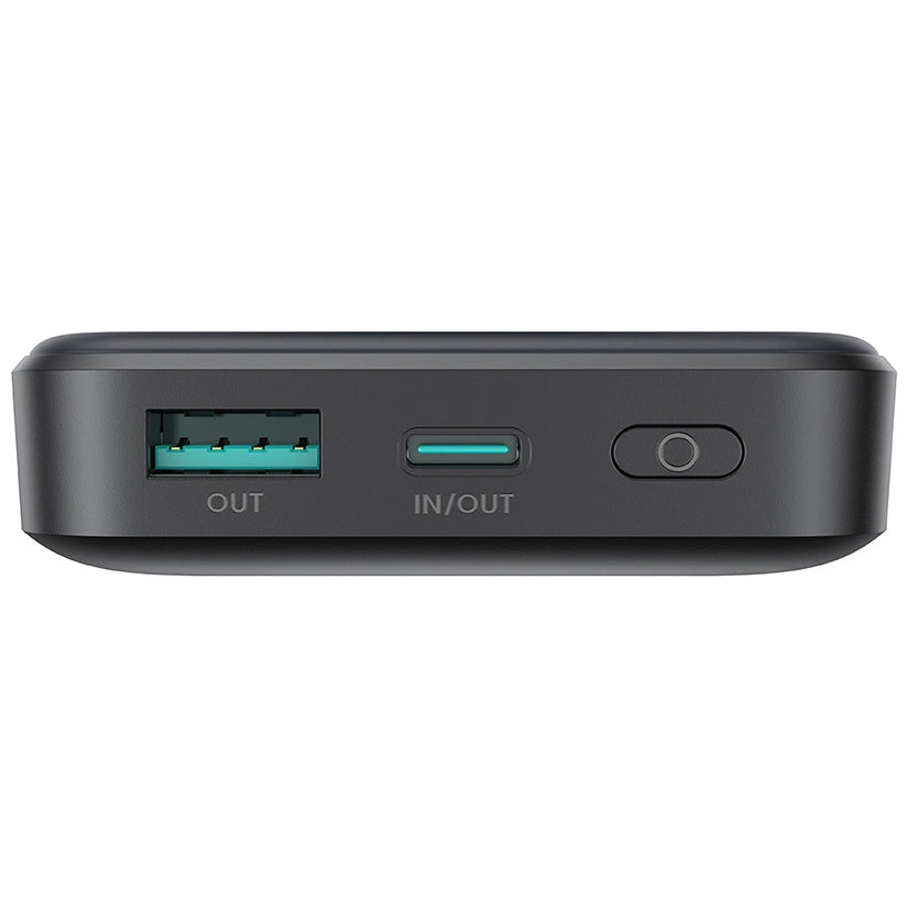 Langaton ulkoinen akku Joyroom JR-W020, 10000mAh, 20W, QC + PD + FQI, 1 x QI - 1 x USB-A - 1 x USB-C, Musta