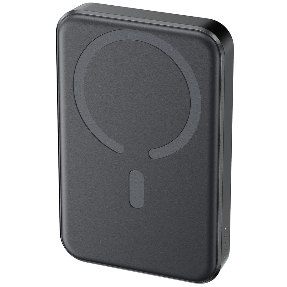 Langaton ulkoinen akku Joyroom JR-W020, 10000mAh, 20W, QC + PD + FQI, 1 x QI - 1 x USB-A - 1 x USB-C, Musta