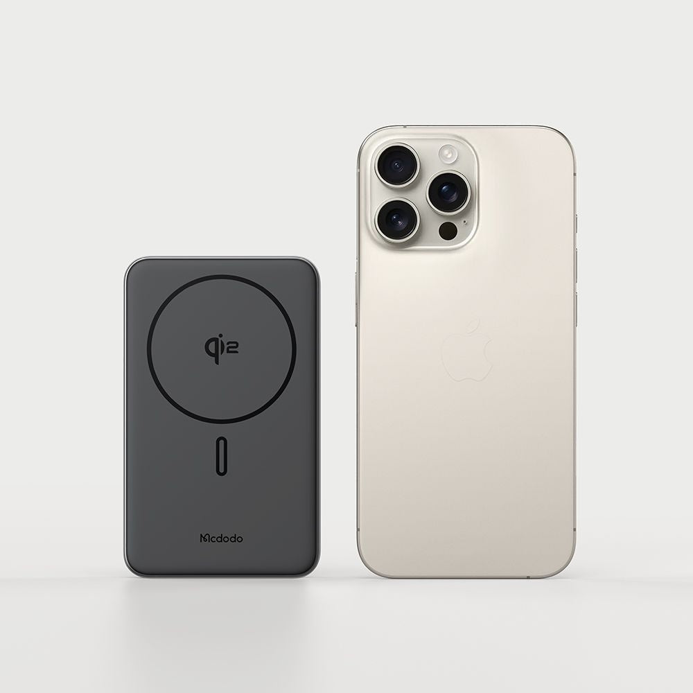 Langaton ulkoinen akku McDodo MC-6310 2in1, 10000mAh, 20W, PD + FQI, 1 x USB-C, Musta