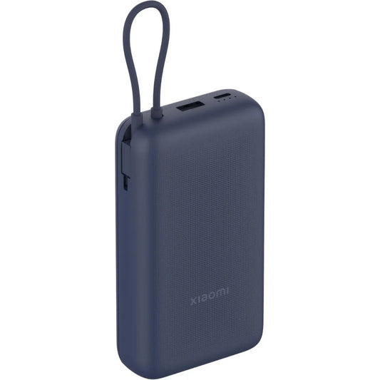 Xiaomi Ulkoinen Akku, 20000mAh, 33W, QC + PD, 1 x USB-A - 2 x USB-C, Sininen BHR8975GL