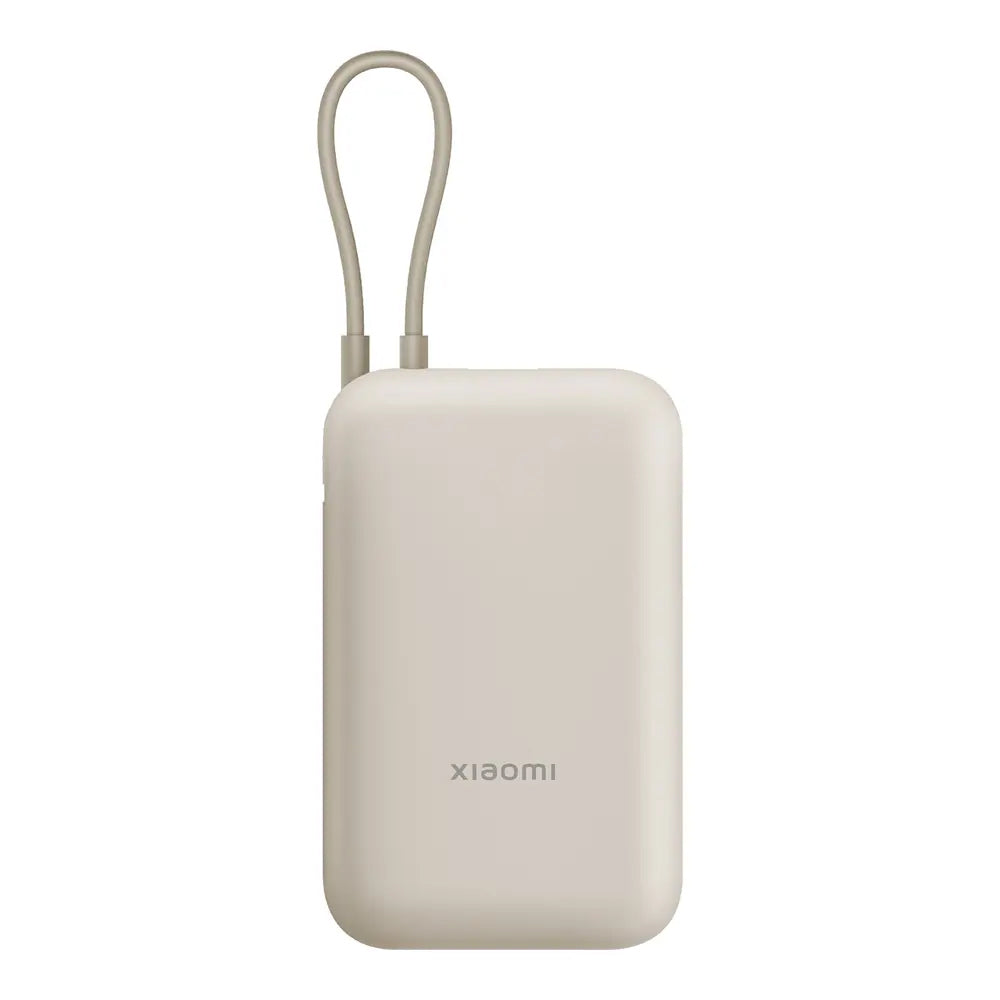 Xiaomi Pocket Edition Pro Ulkoinen Akku, 10000mAh, 33W, QC + PD, 1 x USB-A - 1 x USB-C, Beige BHR9072GL