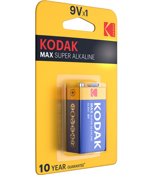 Kodak Max Super -paristo, 6LR61 (9V)