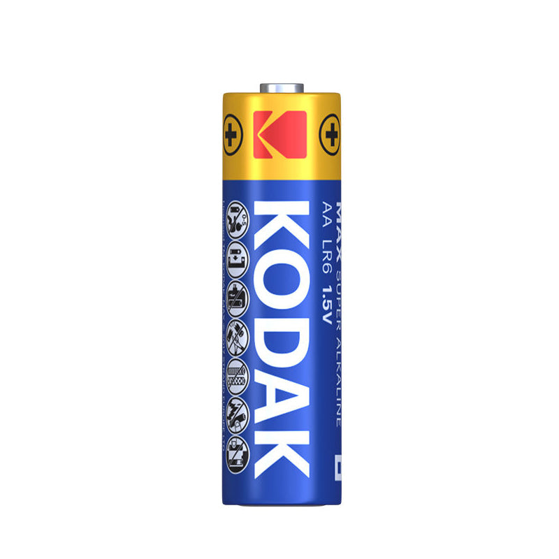 Kodak Max Super Alkaline -paristo, AA / LR6, 4 kappaleen setti