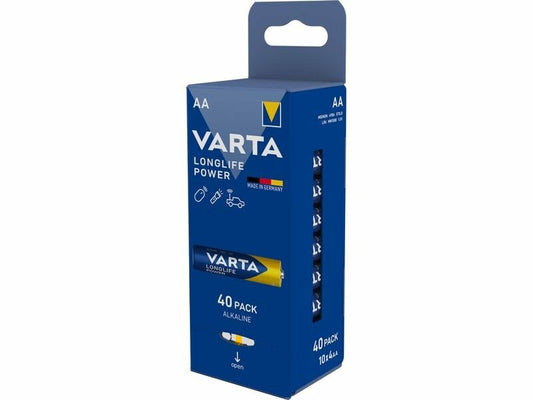 Varta Longlife Power Paristot 4906, AA / LR6, Sarja 40 kpl