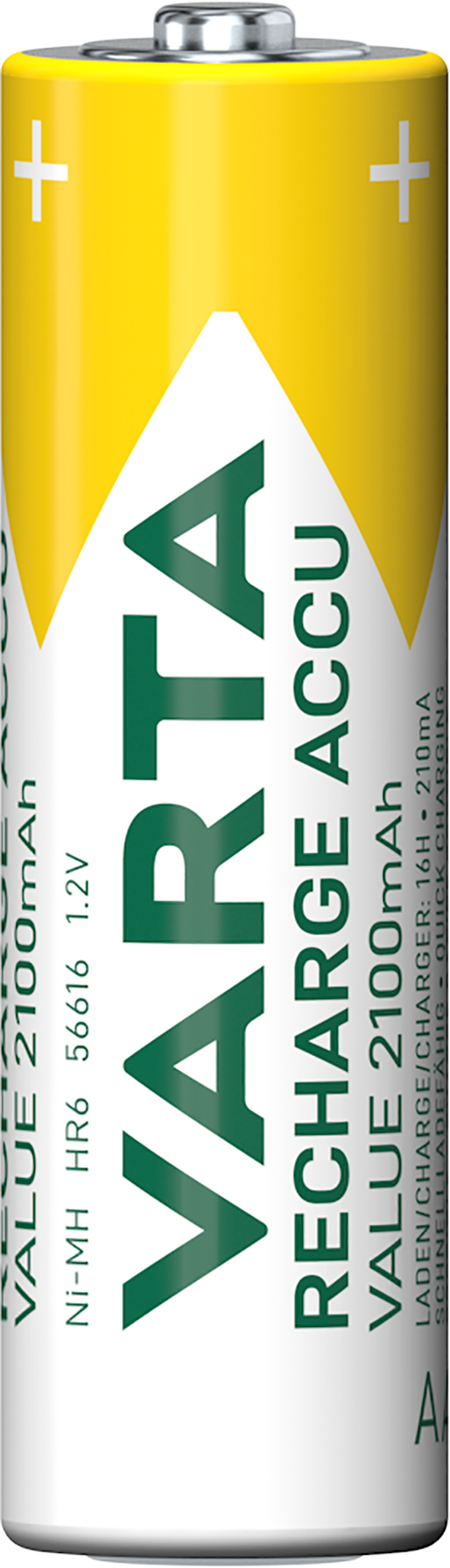 Varta Professional ladattava akku, AA / HR6, 2100mAh, 4 kpl:n paketti