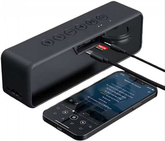 Bluetooth-kaiutin BlitzWolf BW-WA4, 30W, TWS, vedenpitävä, musta