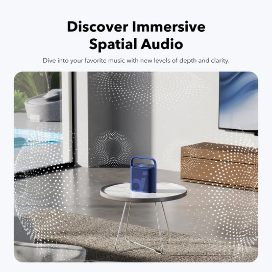 Anker SoundCore Motion X500 kannettava Bluetooth-kaiutin, 40W, vedenkestävä, vaaleanpunainen A3131051