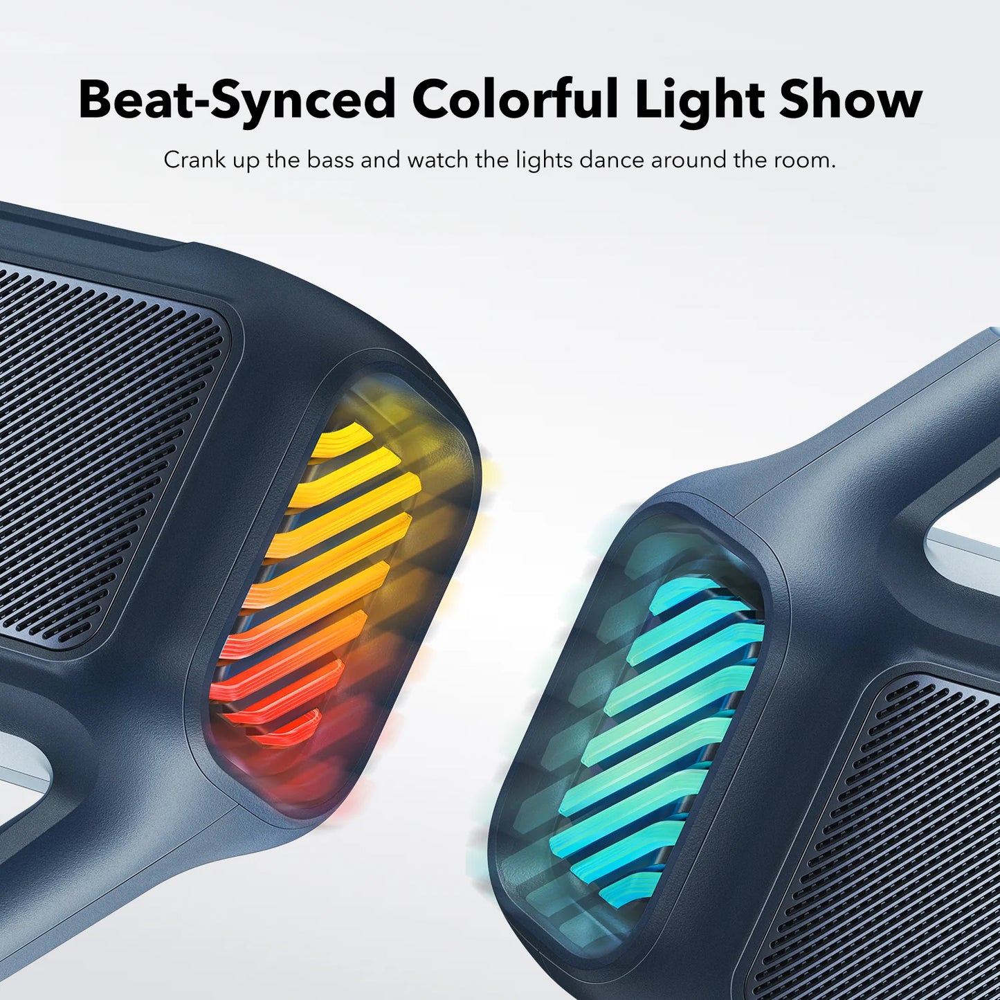 Kannettava Bluetooth-kaiutin Anker SoundCore Boom 2, 80W, TWS, RGB, Vedenkestävä, Sininen A3138031