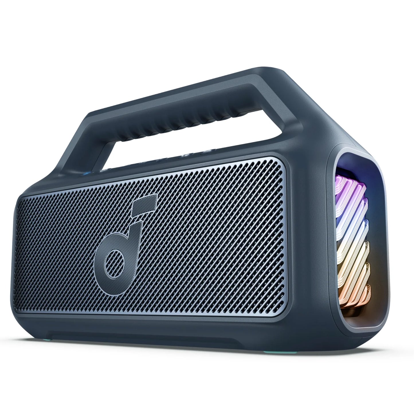 Kannettava Bluetooth-kaiutin Anker SoundCore Boom 2, 80W, TWS, RGB, Vedenkestävä, Sininen A3138031