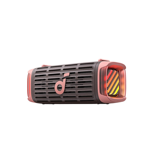 Kannettava Bluetooth-kaiutin Anker SoundCore Boom 3i, 50W, RGB, vedenpitävä, ruskea vaaleanpunainen D5100080