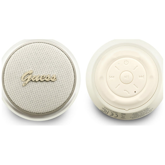 Kannettava Bluetooth-kaiutin Guess Script Metal Logo, 5W, TWS, Kultainen