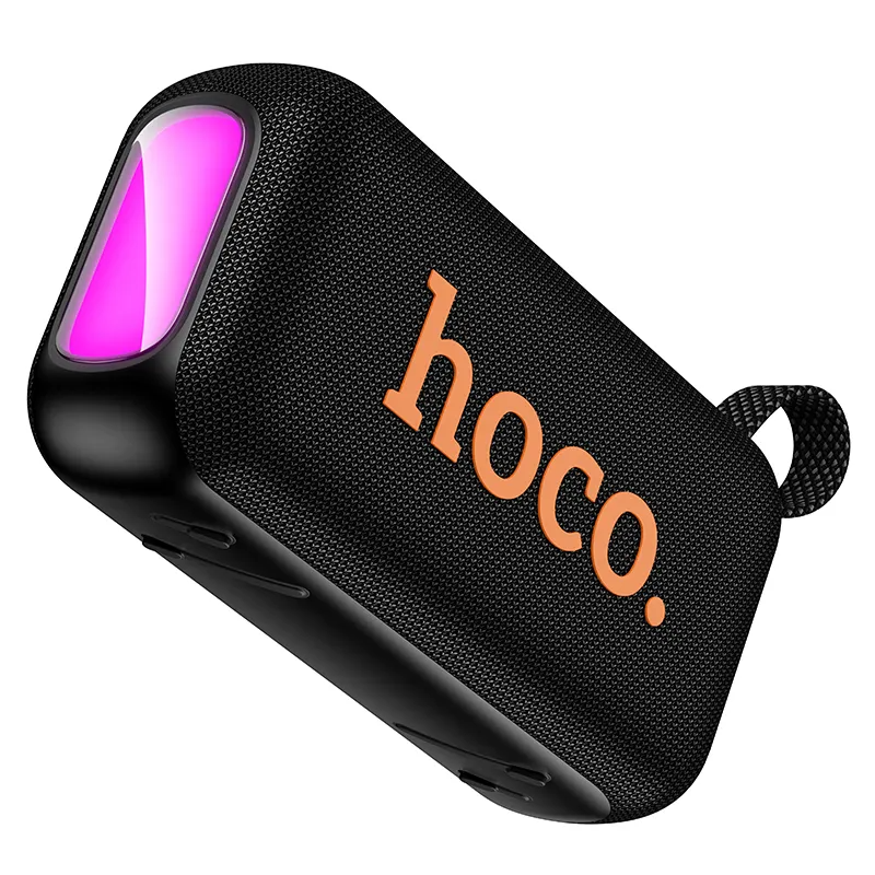 Kannettava Bluetooth-kaiutin HOCO HC32, 2 x 10W, TWS, RGB, Musta