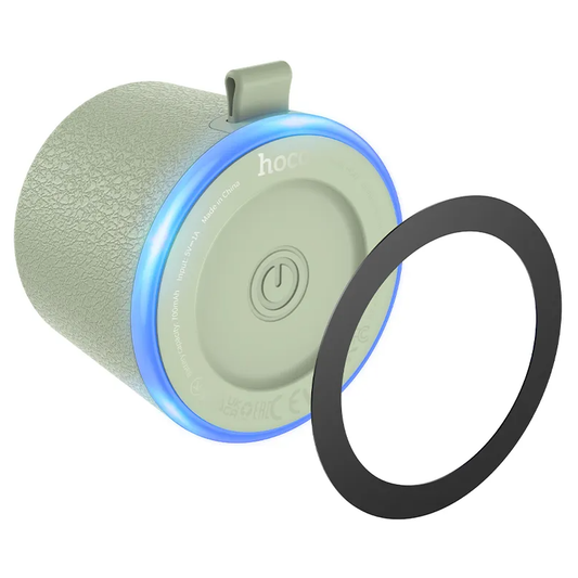 Kannettava Bluetooth-kaiutin HOCO HC49 Mini Magnetic, 8W, TWS, Vihreä