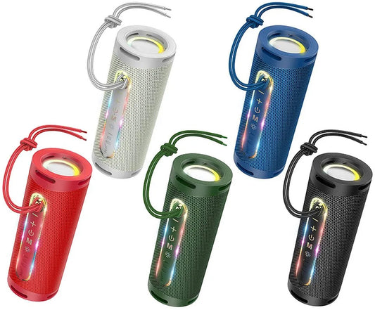 Kannettava Bluetooth-kaiutin HOCO HC9 Dazzling Pulse Sports, 10W, TWS, RGB, Sininen