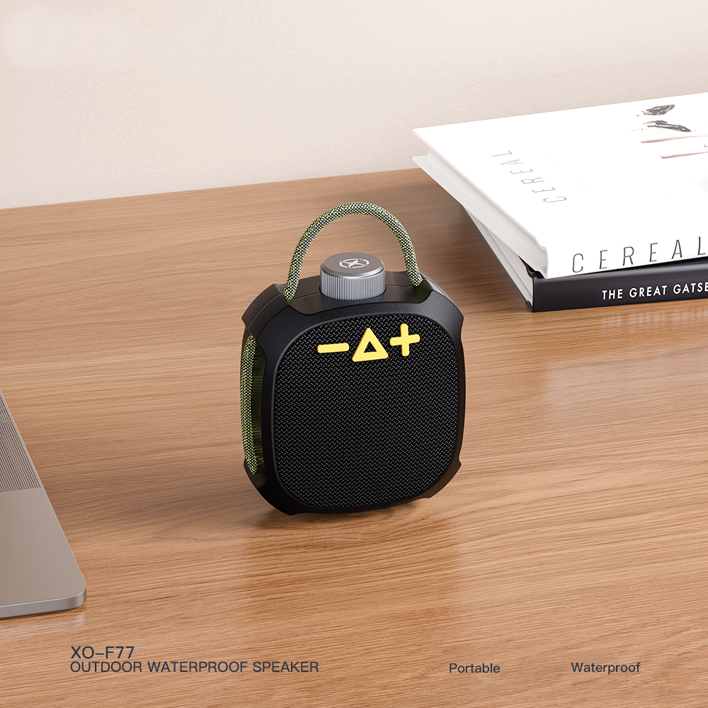 Kannettava Bluetooth-kaiutin XO Design F77, TWS, RGB, Vedenkestävä, Musta
