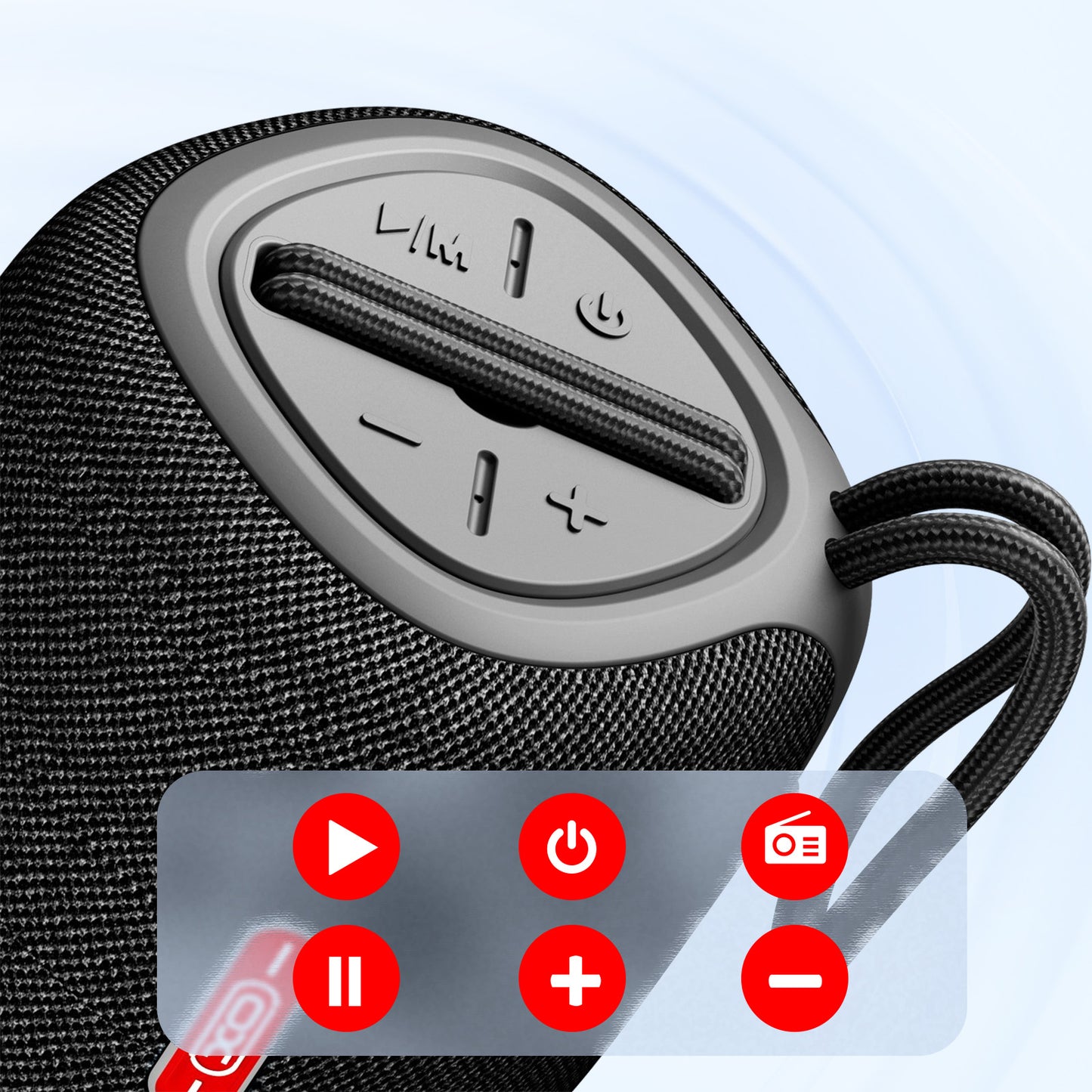 Kannettava Bluetooth-kaiutin XO Design F38, 5W, Musta