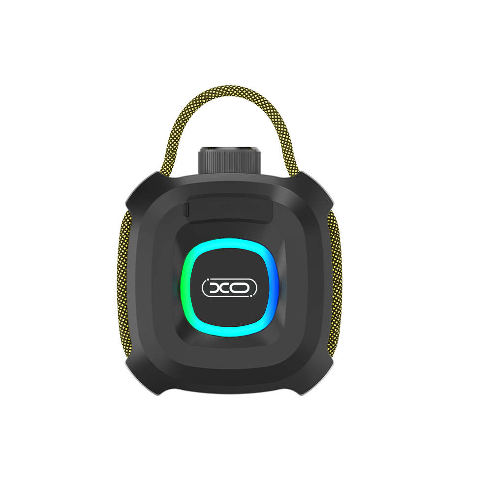 Kannettava Bluetooth-kaiutin XO Design F77, TWS, RGB, Vedenkestävä, Musta