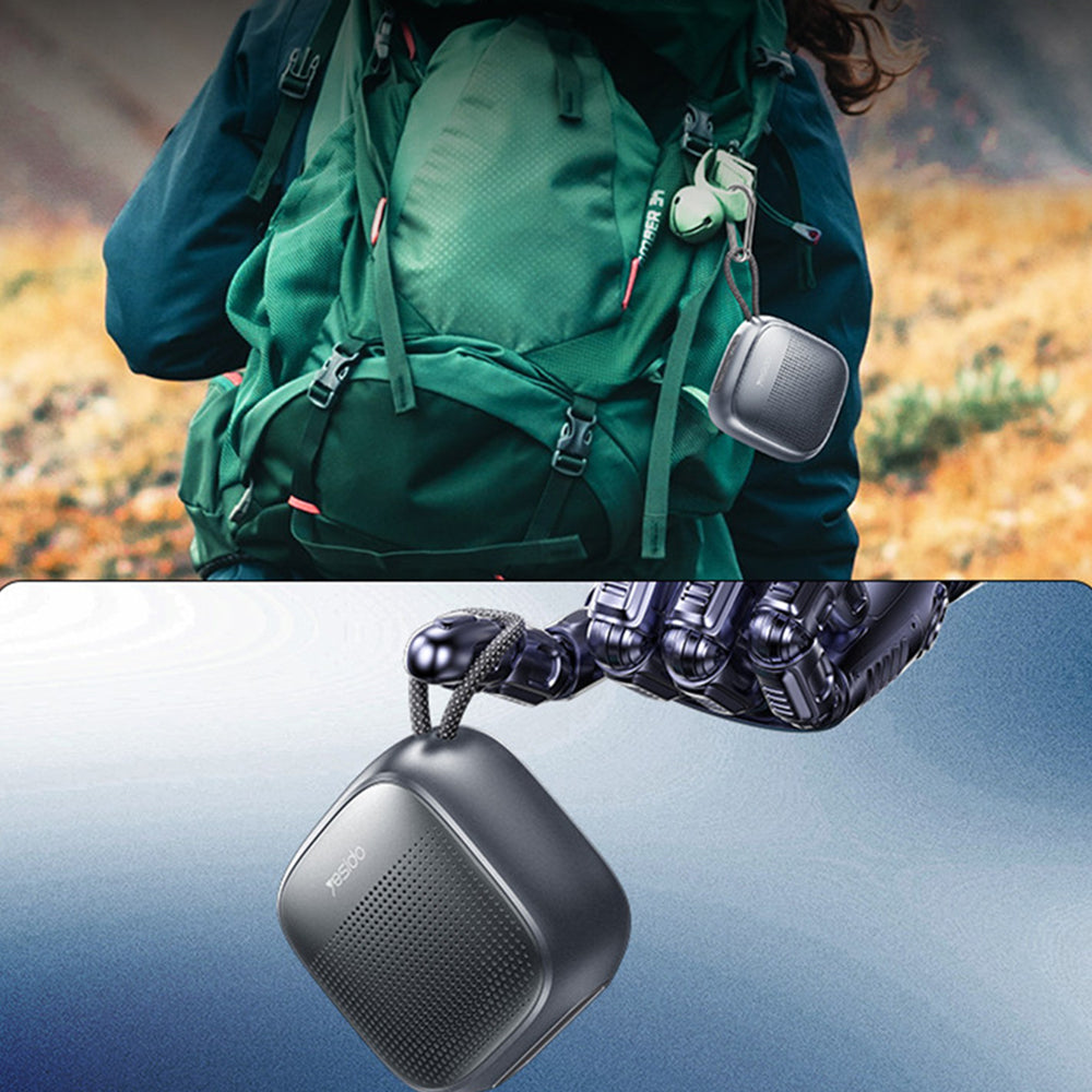 Kannettava Bluetooth-kaiutin Yesido YSW24, 5W, Vedenkestävä, Musta
