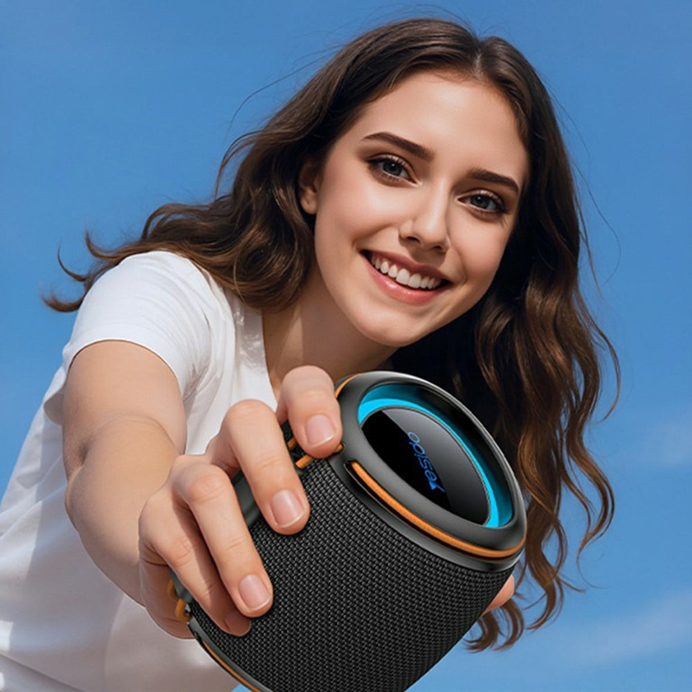 Kannettava Bluetooth-kaiutin Yesido YSW40, 8W, RGB, Musta