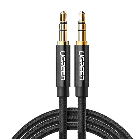Audiojohto 3.5mm - 3.5mm UGREEN AV112, 1m, Musta