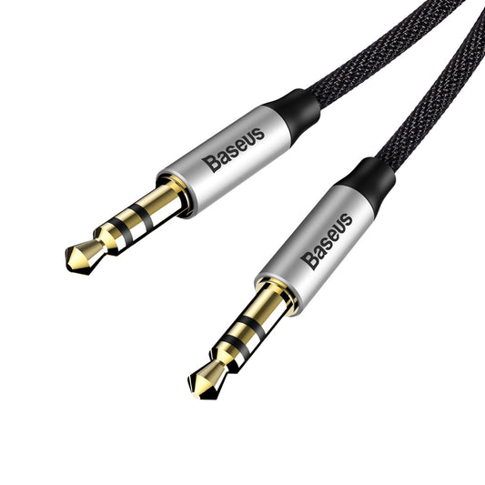Äänikaapeli 3.5mm - 3.5mm Baseus Yiven M30, 1.5m, musta