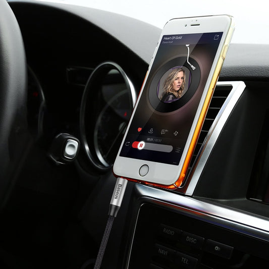 Äänikaapeli 3.5mm - 3.5mm Baseus Yiven Yiven M30, 1m, musta CAM30-BS1