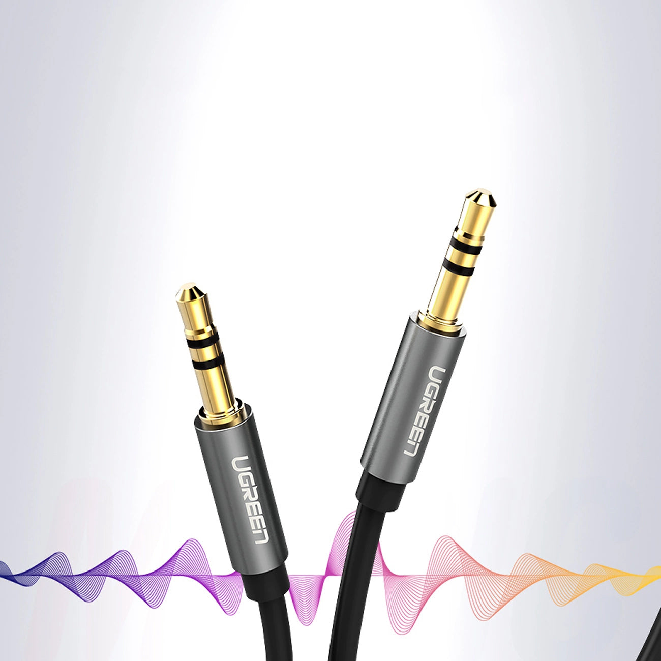 Audiojohto 3.5mm - 3.5mm UGREEN AV119, 2m, Musta