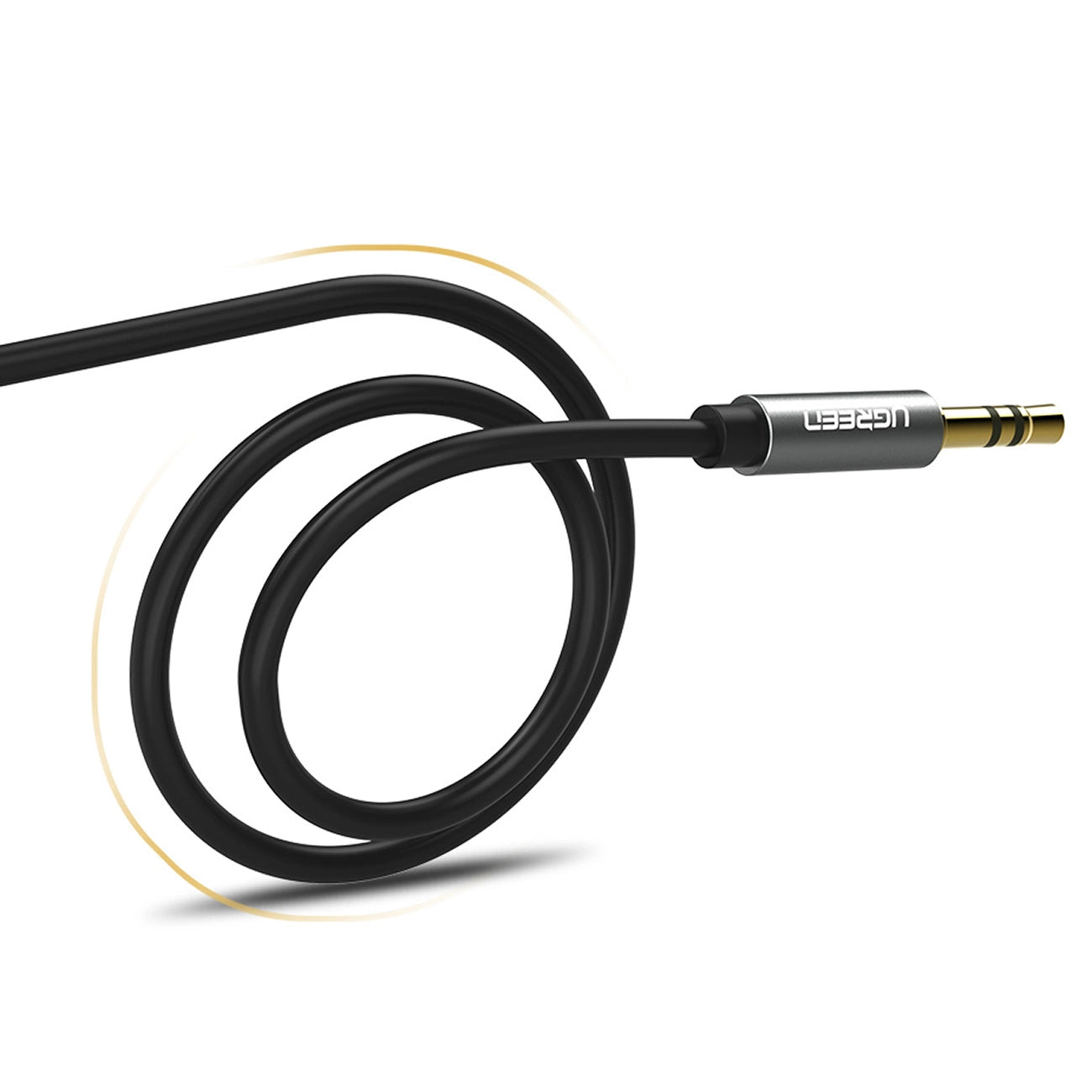 Audiojohto 3.5mm - 3.5mm UGREEN AV119, 1m, Musta