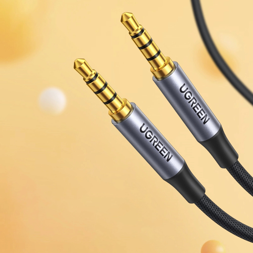 3,5 mm - 3,5 mm UGREEN AV183 äänikaapeli, 1,5 m, musta