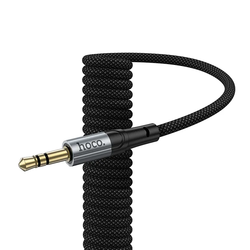 USB-C - 3.5mm HOCO UPA33B -audiokaapeli, 1.5m, Musta