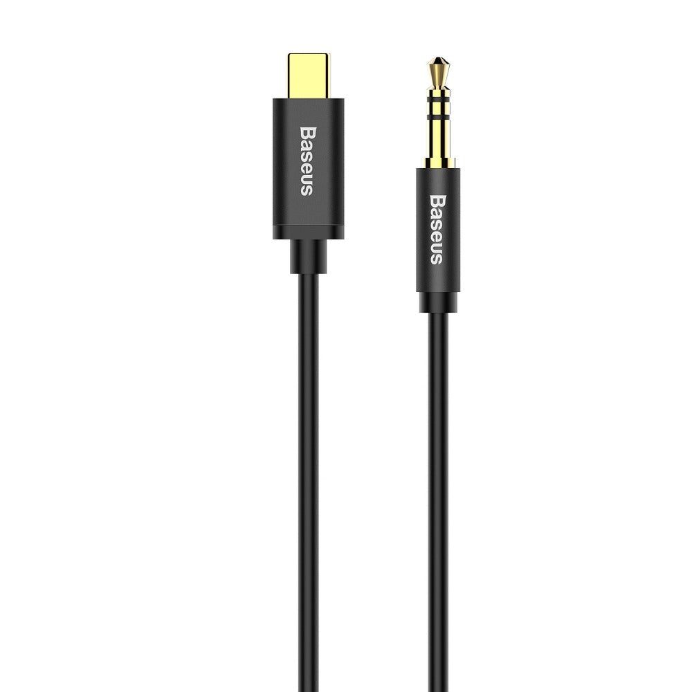 Audiojohto USB-C - 3.5mm Baseus Yiven M01, 1.2m, Musta CAM01-01