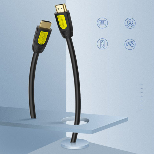 UGREEN HD101 -videokaapeli, HDMI - HDMI, 4K, 2m, Musta Keltainen